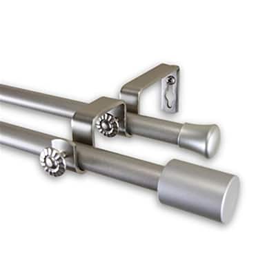 Nora 5-8 inch Double Curtain Rod - Home Imports Emporium - Elegant Design - 120