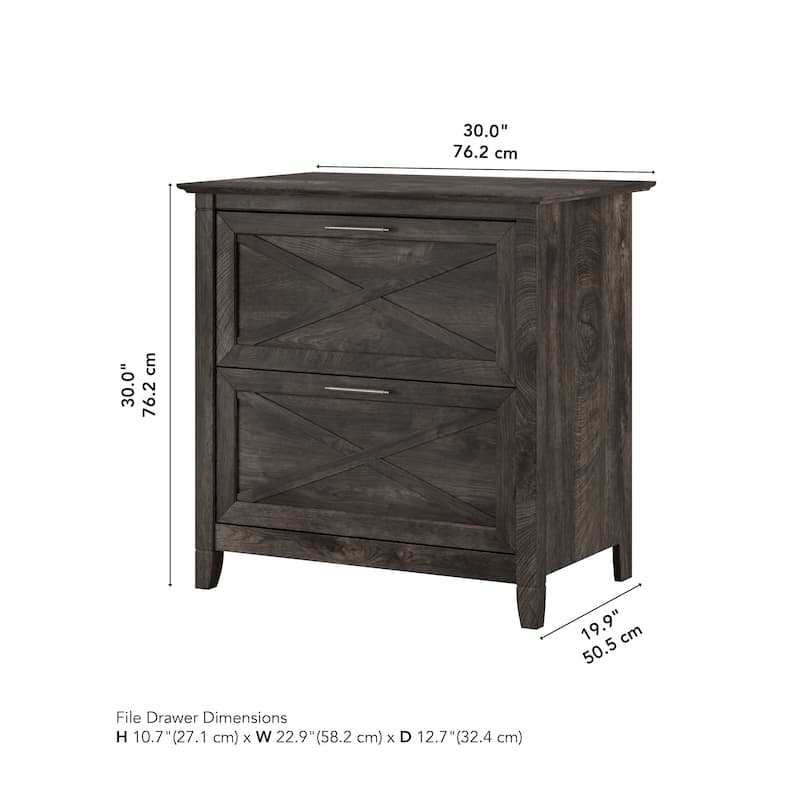 Key West 2 Drawer Lateral File Cabinet by Bush Furniture