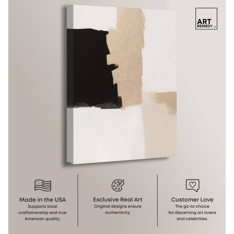 Earth and Ink IV Canvas by Art Remedy, Gallery Wrapped