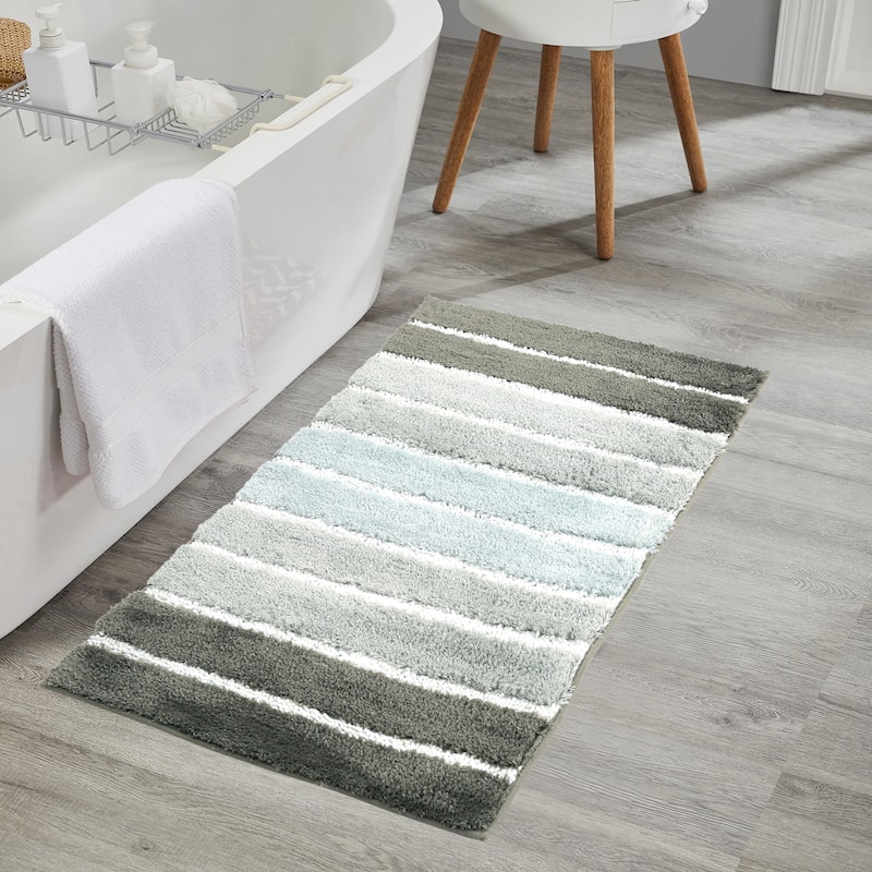 Bath Mat Ombre Stripe - 24X40 - SAGE