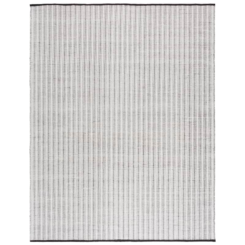 SAFAVIEH Handmade Vermont Muniba Wool & Cotton Rug - 8' x 10' - Brown/Ivory
