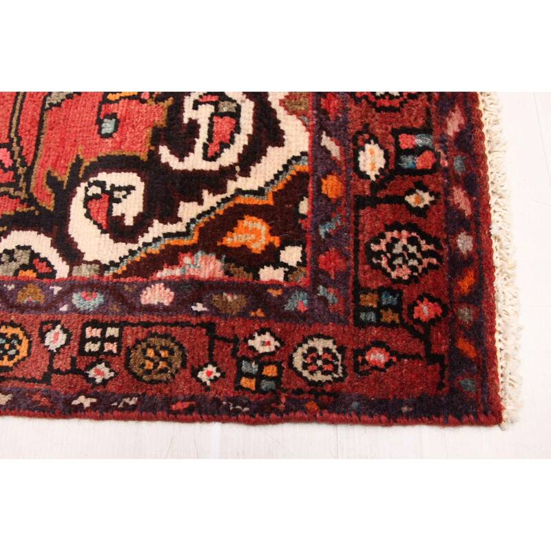 ECARPETGALLERY Hand-knotted Andelz Red Wool Rug - 3'5 x 9'9