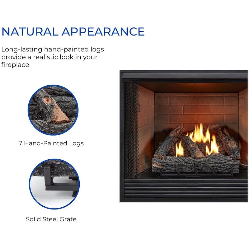 Duluth Forge VFL24T 32,000 BTU Vent Free Liquid Propane, Natural Gas