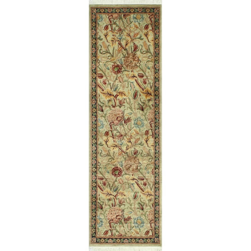 Pak-Persian Naveed Beige/Black Runner - 2'5" x 8'1"