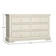preview thumbnail 2 of 0, Hanley 6-Drawer Dresser, Chalk