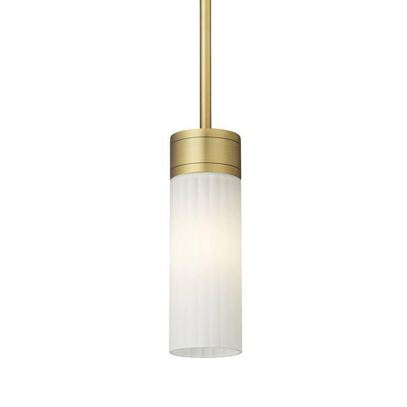 Innovations Lighting 429-1S-10-3 Empire Pendant Empire 3" Wide Mini - Brushed Brass / Matte White