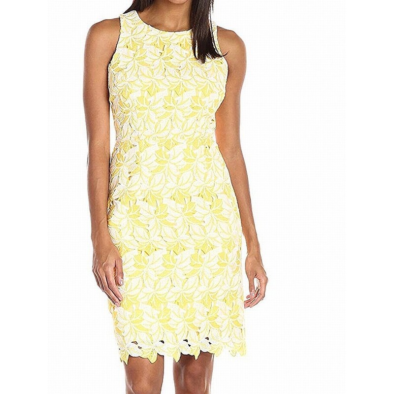 maggy london yellow dress