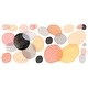 preview thumbnail 3 of 2, RoomMates Abstract Watercolor Shapes Giant Wall Decals