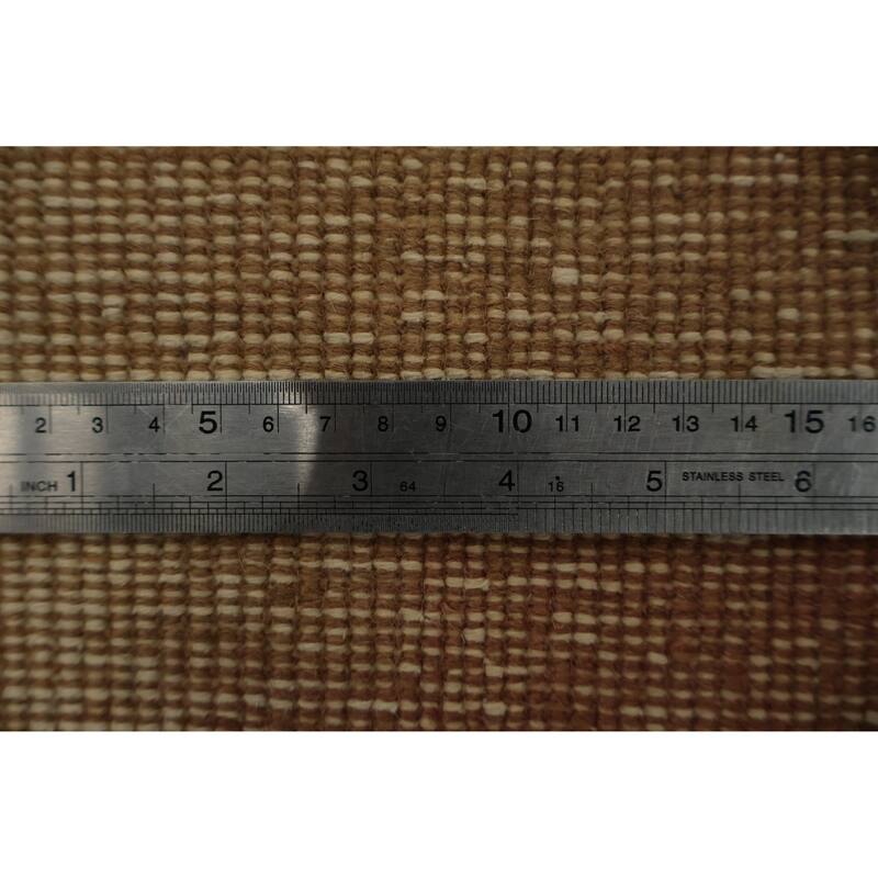 Hand Knotted Oriental 100% Wool Carpet Transitional Floral Brown Anatolian Area Rug - 9' 3'' X 5' 4''