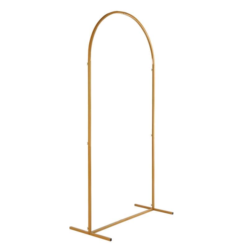 78.74''H Outdoor Iron Gold Wedding Arch