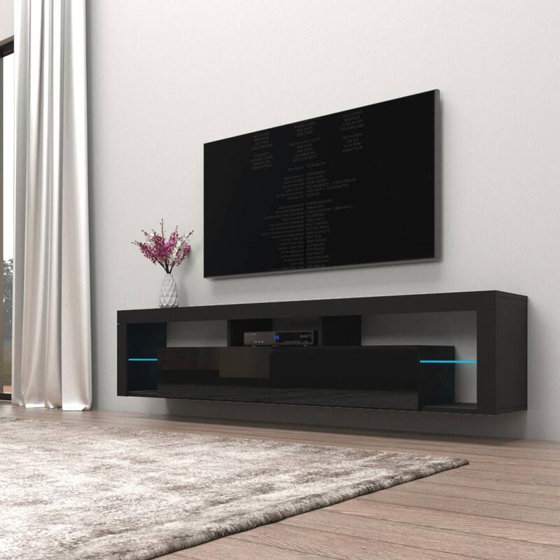 Milano 200 Wall Mounted Floating 79-inch TV Stand