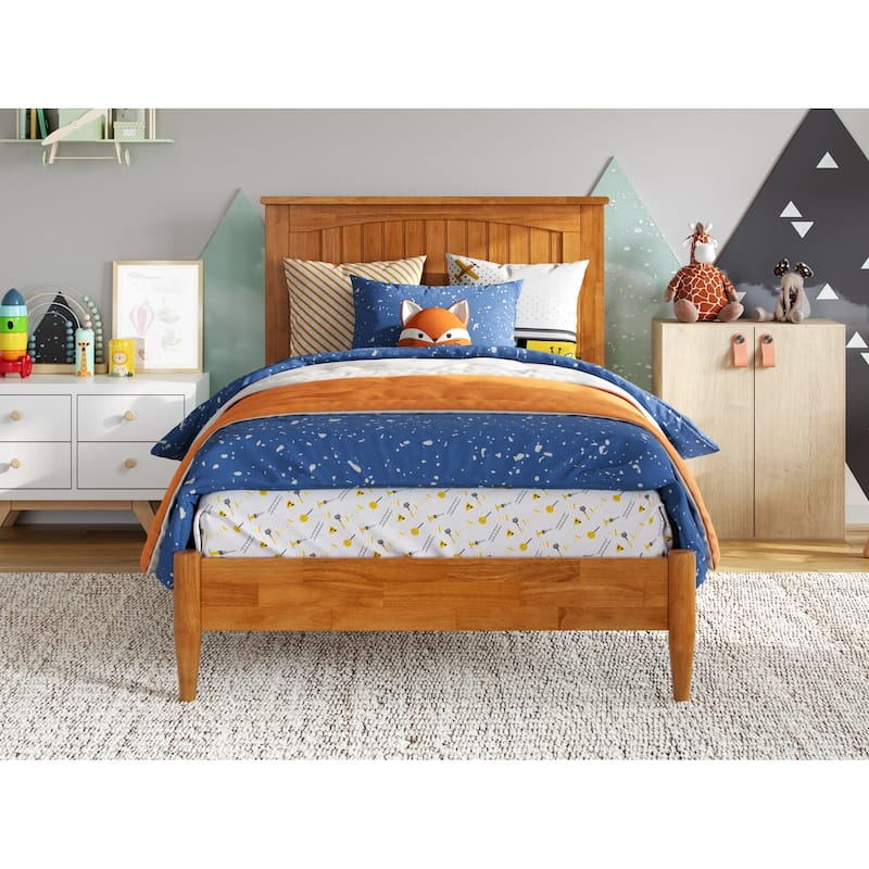 Naples Solid Wood Low Profile Platform Bed