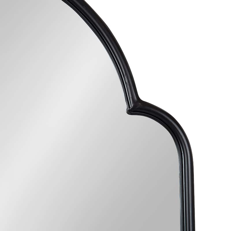 Kate and Laurel Arthell Scalloped Wall Mirror