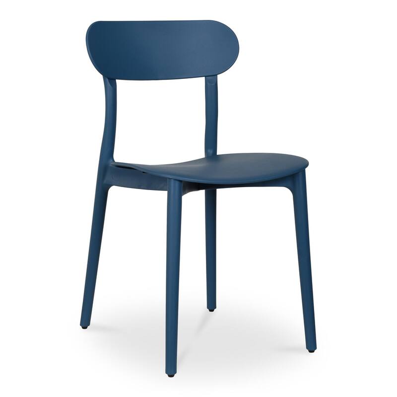 NADAAL STUDIOS Vance, Patio Dining Chairs, Black, Set of Two - 16.75 X 20.5 X 31