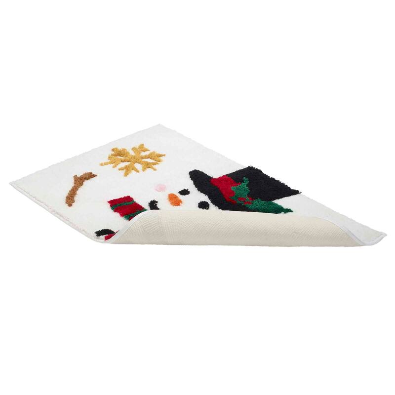 Avanti Snowman Rug