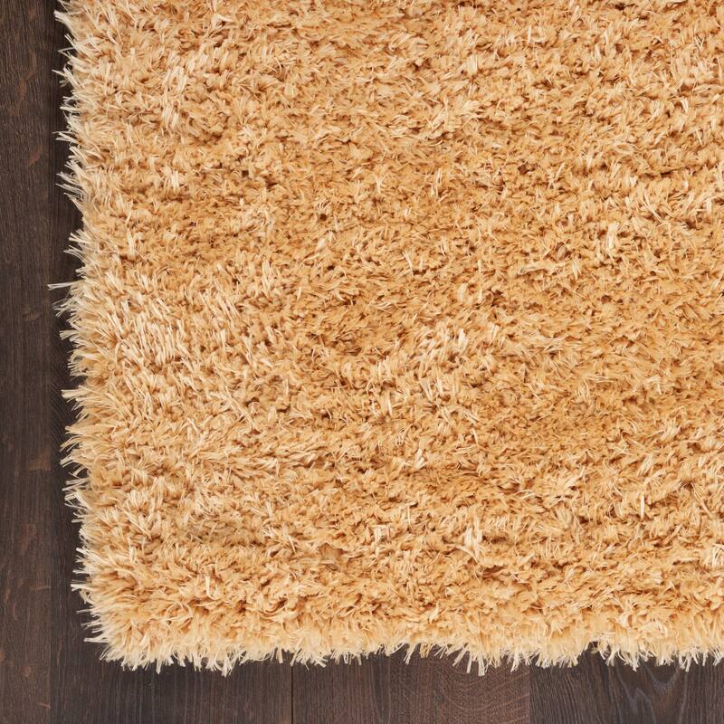 Nourison Lush Shag Contemporary Solid Shag Area Rug