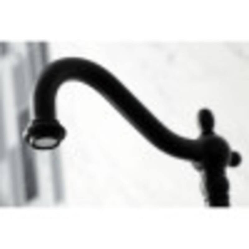 Kingston Brass Heritage 1.8 GPM Wall Mounted Bridge Kitchen Faucet