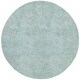 preview thumbnail 61 of 218, Handmade Jefferson Felted Wool Plush Area Rug 10' Round - Aquamarine - Runner/Round