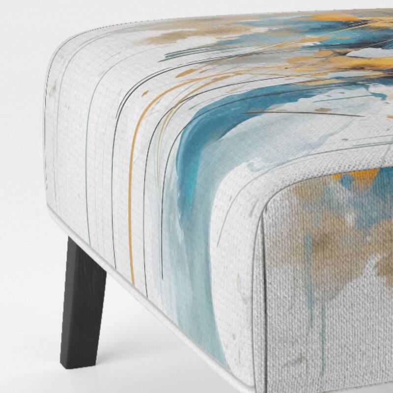 Designart "Teal and Gold Elegance" Upholstered Minimalism Accent Chair and Modern & Contemporary Arm Chair - Multiple Color