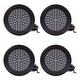 preview thumbnail 15 of 27, 6" 9W Dimmable Downlight Cathedral Ceiling 5000K LED 30° Beam Angle Flush Mount 4- Pack - Black