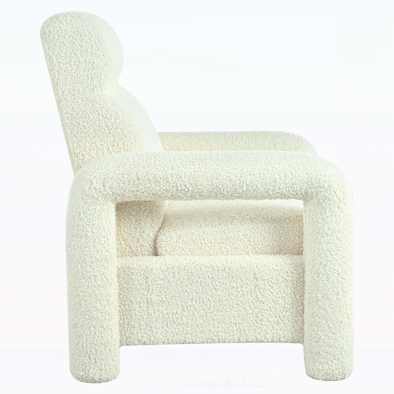Upholstery Recliner Armchair with Adjustable Backrest for Comfortable Living Room Seating