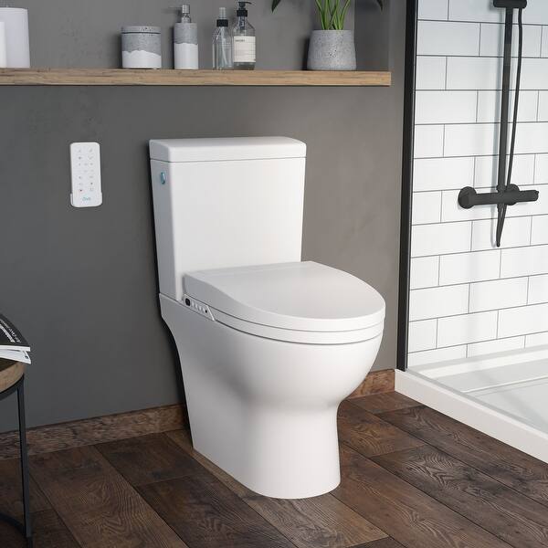 Shop Ove Decors Wilma Smart White Tankless Toilet Overstock 31567762
