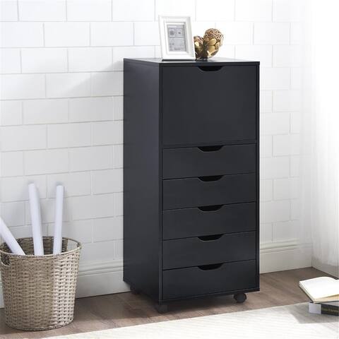 6 Drawer Dresser, Craft Storage Organization & Storage Drawers Drawer Organizer Makeup Drawer Cabinet for Home Office