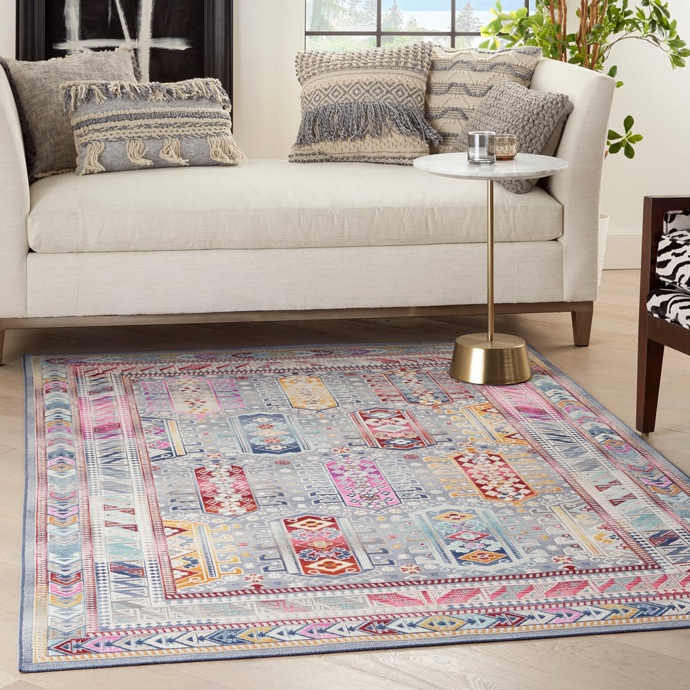 Nourison Vintage Kashan Bordered Traditional Area Rug