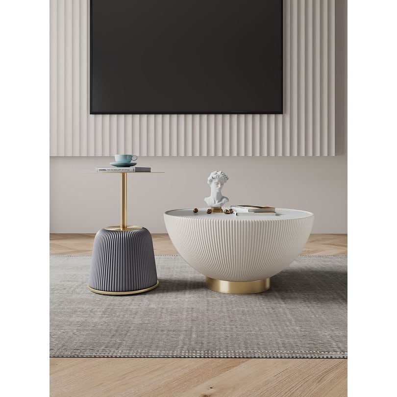 Manhattan Comfort Modern Anderson 1.0 Upholstered Table Sets
