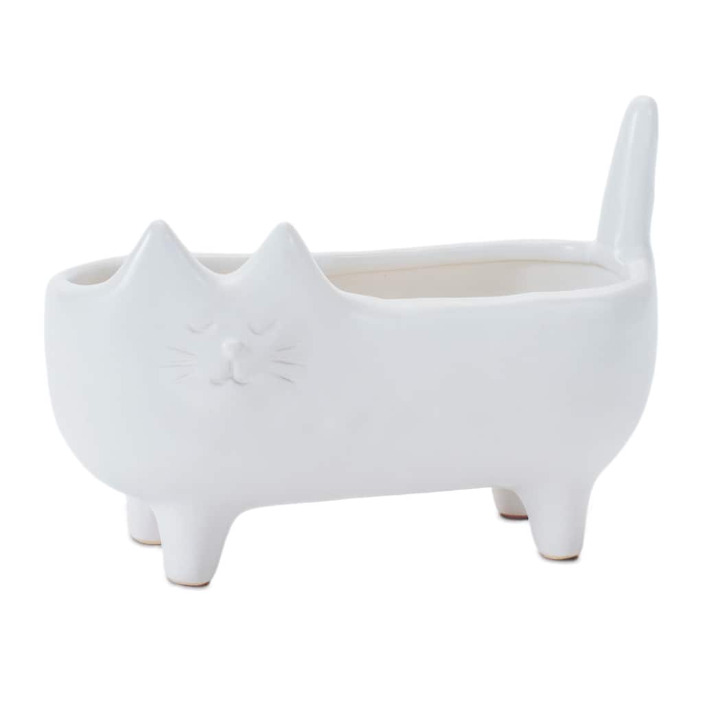 Ceramic Cat Planter (Set of 6)