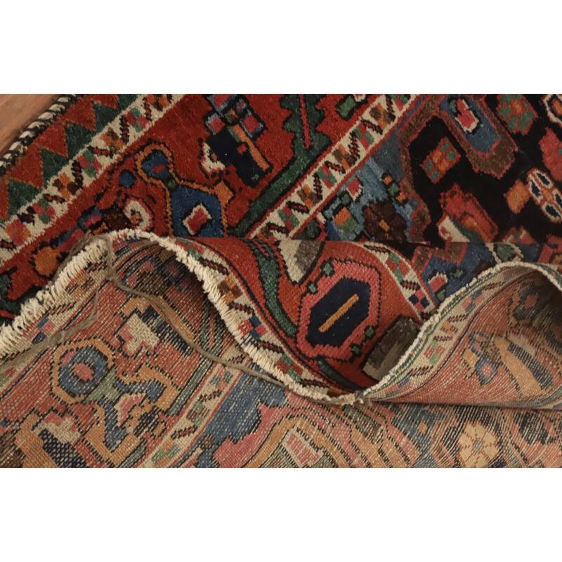 Hand Knotted Oriental 100% Wool Carpet Traditional Medallion Pink Bakhtiari Area Rug - 6' 8'' X 4' 7''