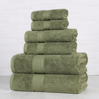 Superior Oregon Organic Cotton Solid 6-Piece Towel Set