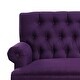 preview thumbnail 61 of 70, Moser Bay Arete Upholstered Tufted Settee Chesterfield Style Loveseat, Velvet or Linen