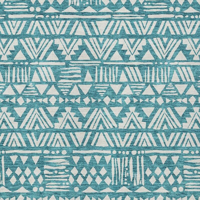 HomeRoots Southwestern Transitional Rectangle Outdoor Rug