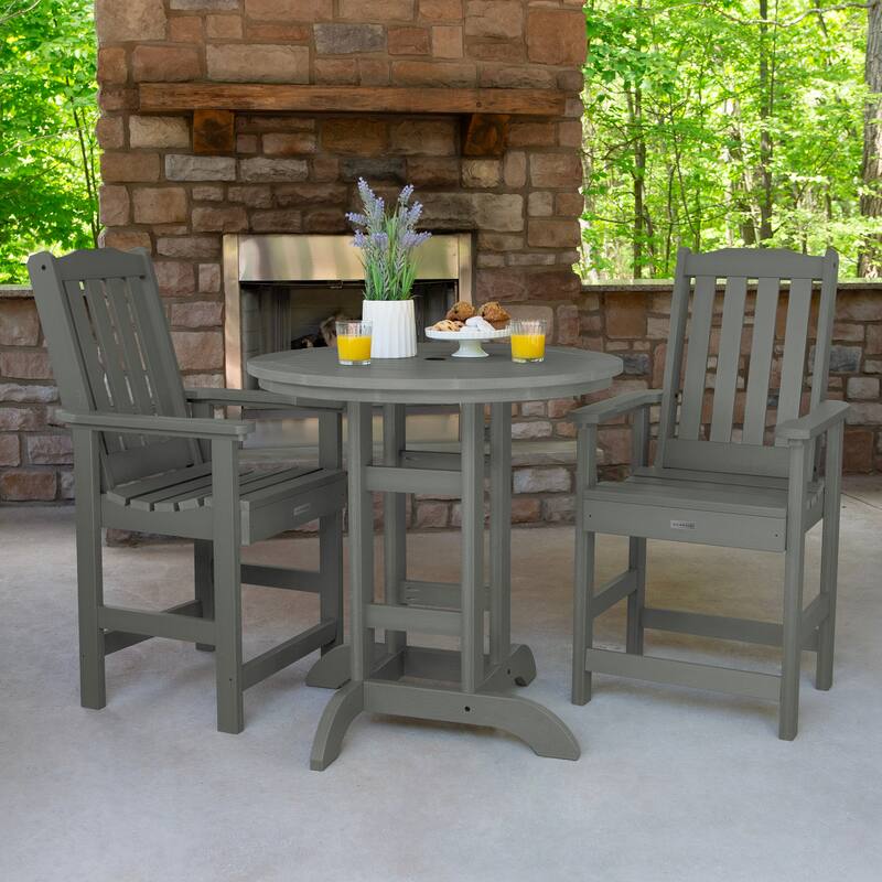 Lehigh 3-piece Counter Height Outdoor Dining Set - 36" Round Table