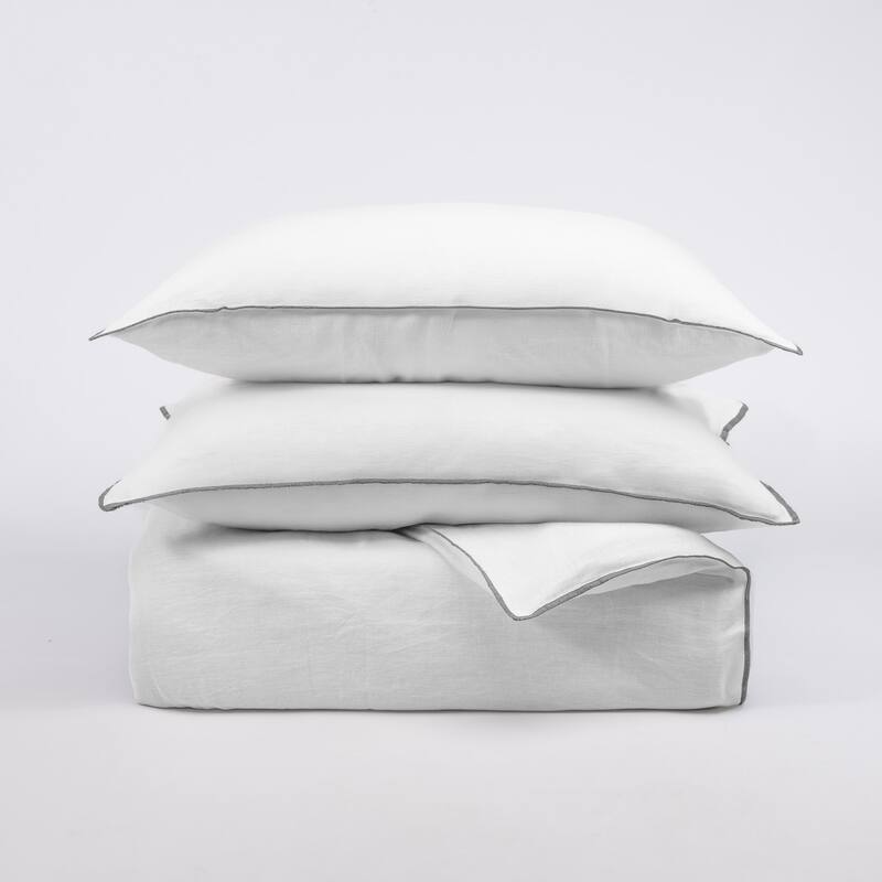 Tyne, Linen, Embroidered Sham