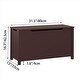 preview thumbnail 18 of 25, Kids Wooden Toy Box Storage with Safety Hinged Lid