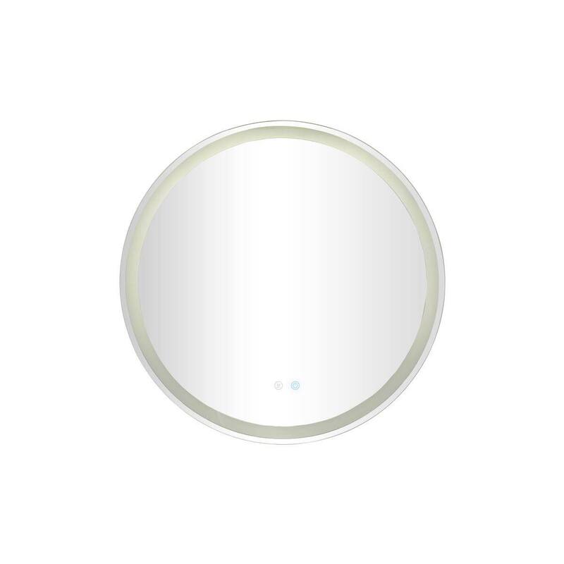 Illuminated Led Bathroom Wall Mirror with Mirror Defogger