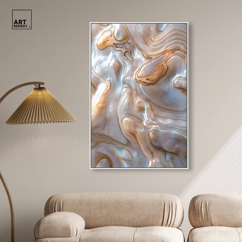 Fluid Preciousness I Canvas by Art Remedy