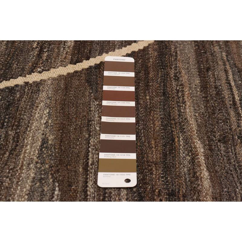 Sivas Brown Kilim 6'8" x 9'8" - 6'8 x 9'8