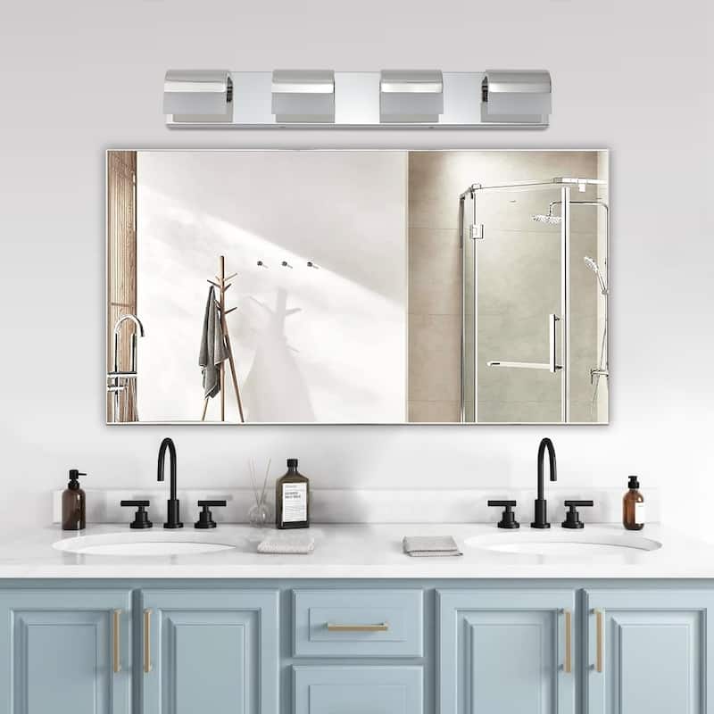 Modern Bathroom 4-Light Vanity Lighting Over Mirror - Bed Bath & Beyond ...