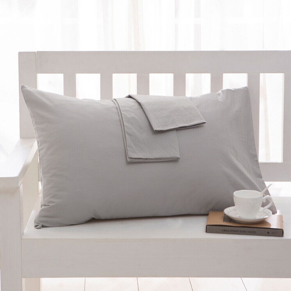 2-Piece Soft Premium Cotton Pillowcase Covers-image