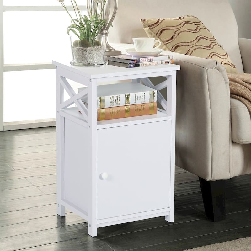 VECELO Modern Nightstands with Storage Cabinet, Nightstands Set of 2