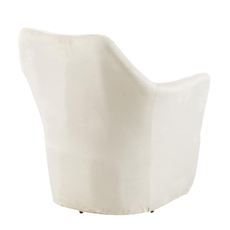 Furniture Style 2 in 1 Pet Friendly Mid Century Modern Accent Chair Soft Fabric Upholstered Leisure Armchair