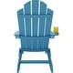 preview thumbnail 37 of 58, WINSOON All Weather HIPS Outdoor Folding Adirondack Chairs Set of 8