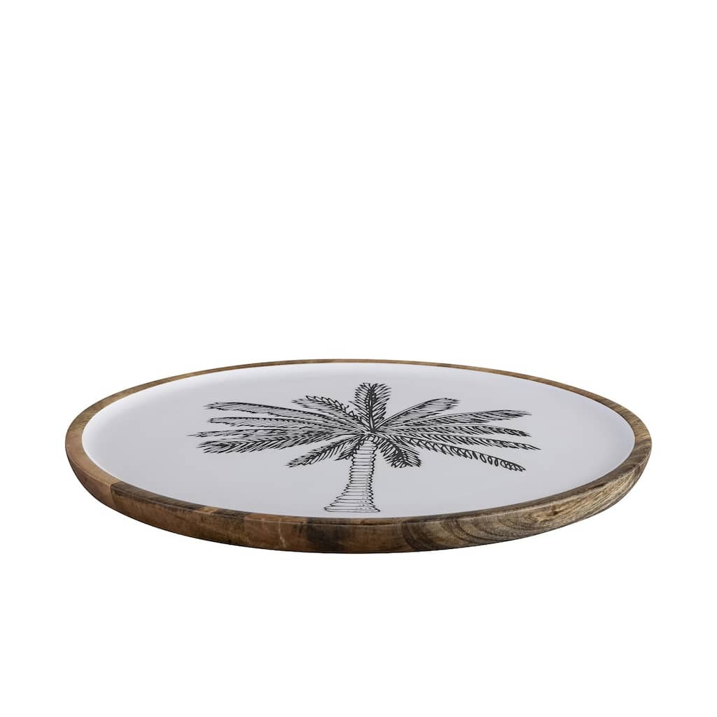 Mango Natural Wood Plate