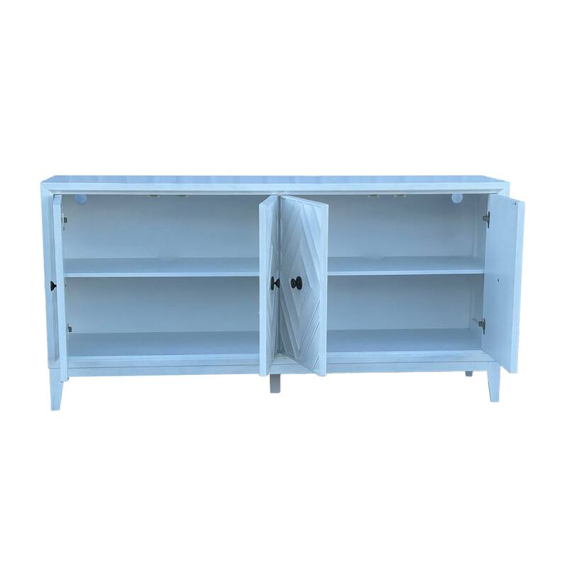 White or Black Metal Nested Side End Accent Table with Arched Cutouts (Set of 3)