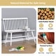 preview thumbnail 19 of 22, Entryway 40"L Solid Wood Dining Bench with Spindle Back