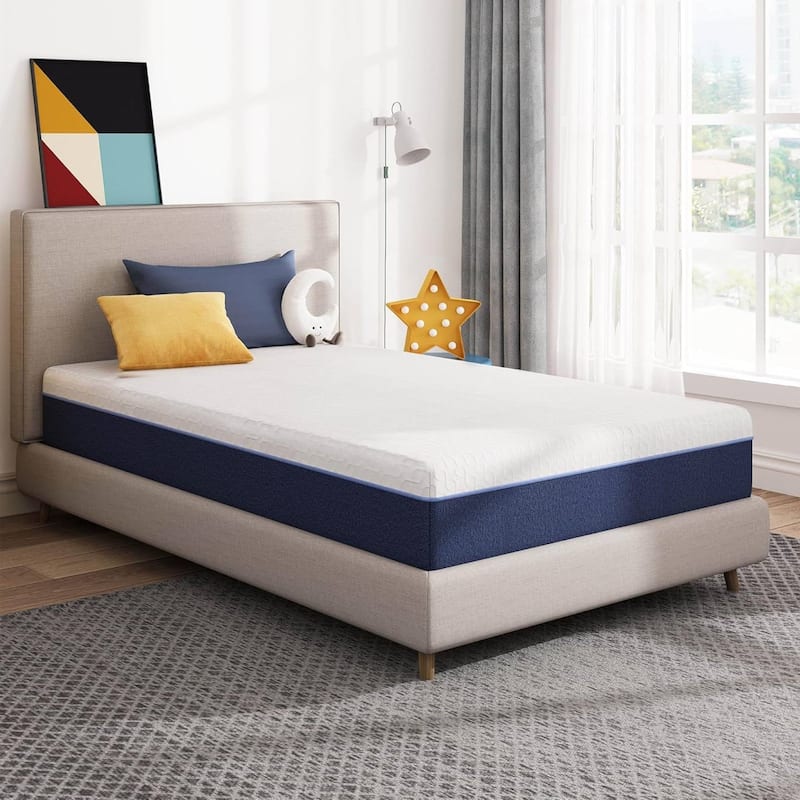 6 Inch Gel Infused Memory Foam Mattress Medium Firm Cooling Support for Beds