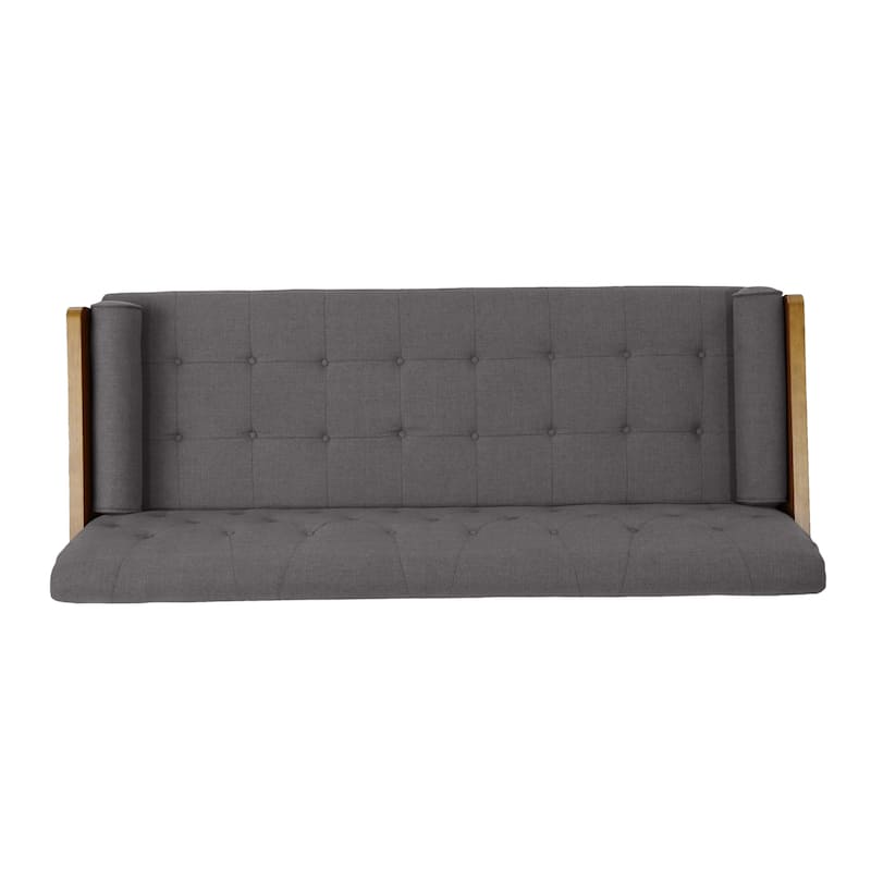Jalon Tufted Fabric Sofa by Christopher Knight Home